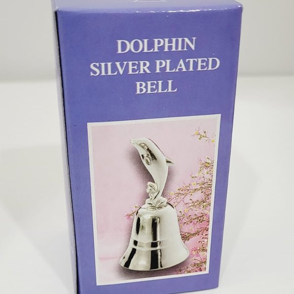 Dolphin SILVER plated Bell - Home Decoration - Kitchen Decoration. - Picture 2 of 6